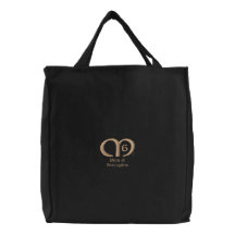 Mamá del bolso de Sextuplets [moreno] Bolsa Bordada
