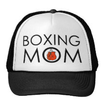 Mamá del boxeo gorros bordados