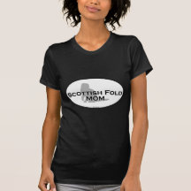 Mamá del doblez del escocés camisetas