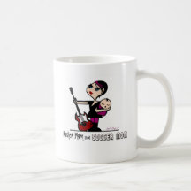 Mamá del eje de balancín, no mamá del fútbol tazas