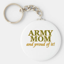 ¡Mamá del ejército y orgulloso de él! Llavero