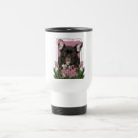 Mamá del feliz cumpleaños - dogo francés - trullo tazas de café