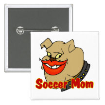 Mamá del fútbol pins