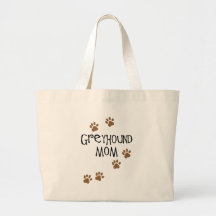 Mamá del galgo bolsas de mano
