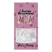 MAMÁ del galgo italiano Tarjeta Personal