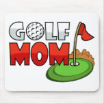 Mamá del golf tapete de ratones