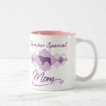 Mamá del perro de aguas de Clumber Taza De Café
