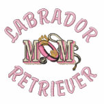 Mamá del perro del labrador retriever encapuchada bordada