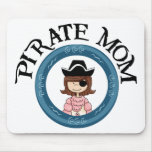 Mamá del pirata tapetes de raton