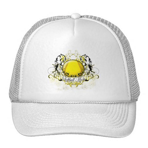 Mamá del softball gorros  