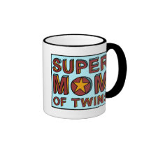 MAMÁ ESTUPENDA DE GEMELOS TAZA DE CAFÉ