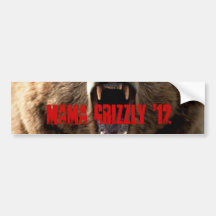 Mamá Grizzly '12 Bumpersticker Etiqueta De Parachoque