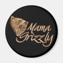 Mamá Grizzly Imanes