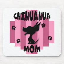 Mamá Mousepad de la chihuahua Tapetes De Ratones