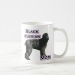 Mamá negra 4 de Terrier del ruso Taza De Café