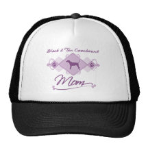 Mamá negra y del moreno del Coonhound Gorro