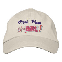 Mamá orgullosa - chica gorra de beisbol bordada