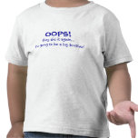 Mamá que tiene Brother Bebé-Grande Camiseta
