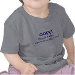 Mamá que tiene Brother Bebé-Grande Camisetas