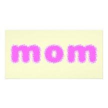 Mamá Tarjeta Con Foto Personalizada