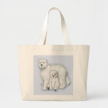 Mamá y Cub. del oso polar Bolsa