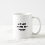 Mamáes militares para la paz tazas de café