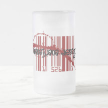 mamajuana del código de barras tazas de café