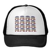 Manada de elefantes, republicana gorras de camionero