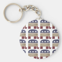 Manada de elefantes, republicana llaveros personalizados