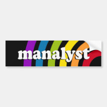 MANALYST ETIQUETA DE PARACHOQUE