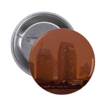 Mañana 3 de la niebla de las ciudades de la ciudad pins