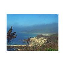 Mañana brumosa en el punto de Nobska - Cape Cod mA Lona Estirada Galerias