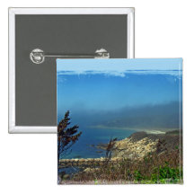 Mañana brumosa en el punto de Nobska - Cape Cod mA Pin