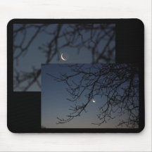 Mañana del claro de luna alfombrillas de ratón