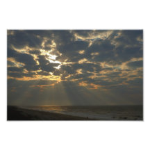 Mañana Sun en la foto del océano