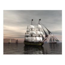 Mañana tranquila tarjetas postales