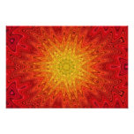 Mandala anaranjada y amarilla de Sun/de la estrell Fotografías