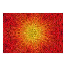 Mandala anaranjada y amarilla de Sun/de la estrell Fotografías