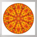 Mandala antigua del cristal de los ecos impresiones