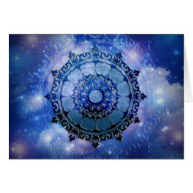 Mandala céltica del alcohol tarjeta