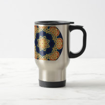 Mandala céltica tazas de café