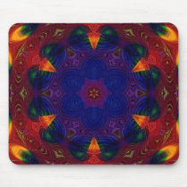 Mandala cruzada y de la estrella alfombrillas de raton 