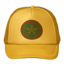 Mandala curativa de las manos gorras de camionero