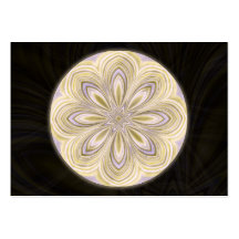 Mandala de disminución de oro - tarjeta de comerci tarjetas de negocios