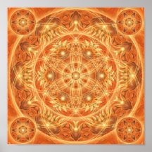 Mandala de la acción de gracias impresiones