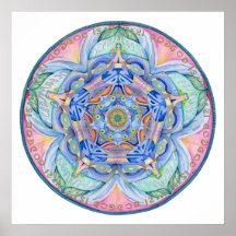 Mandala de la compasión posters
