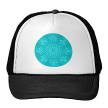 Mandala de la energía - aguamarina gorros  