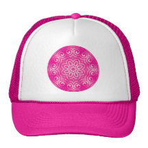 Mandala de la energía - rosa gorras de camionero