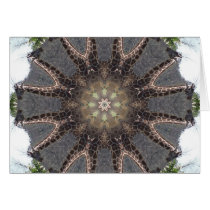 Mandala de la jirafa tarjetas