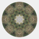 Mandala de la naturaleza del prado pegatinas  